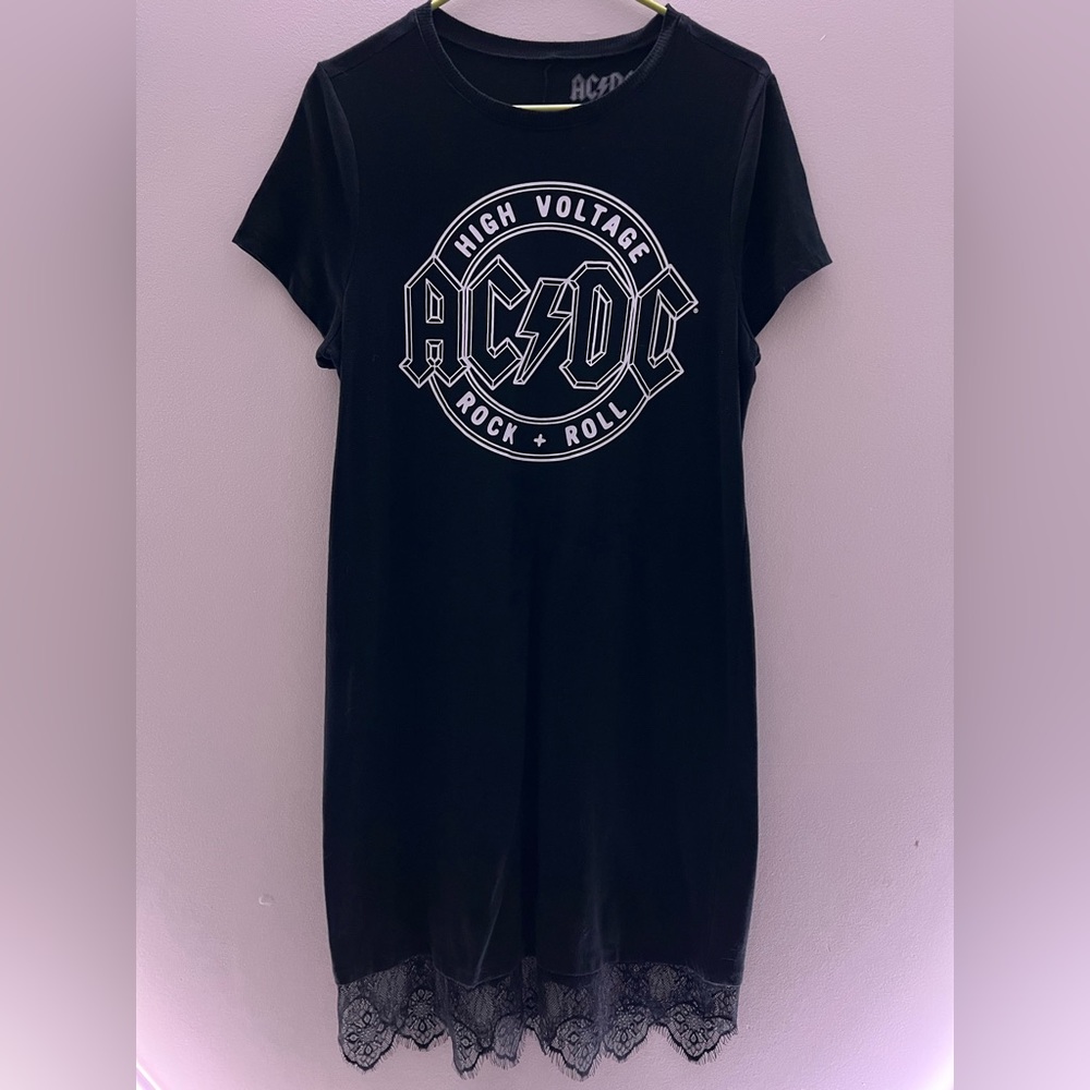 Torrid AC/DC Tshirt Dress 00